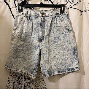 VTG 80s Bristol Blues Mom Jean Shorts Acid Stonewash High Rise 100% Cotton 32